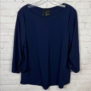 Porto Eloise Top in Prussian Blue